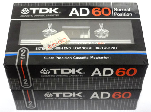 記録媒体 ＞ カセットテープ ＞ TDK AD60 TypeI カセットテープ 4巻