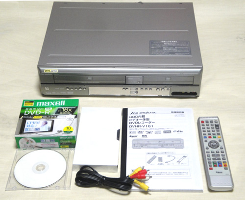 映像機器 ＞ VHS一体型DVDレコーダー ＞ DXアンテナ DVHR-V161