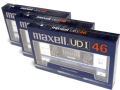 maxell UD1 TypeI 46分 カセットテープ 3巻組